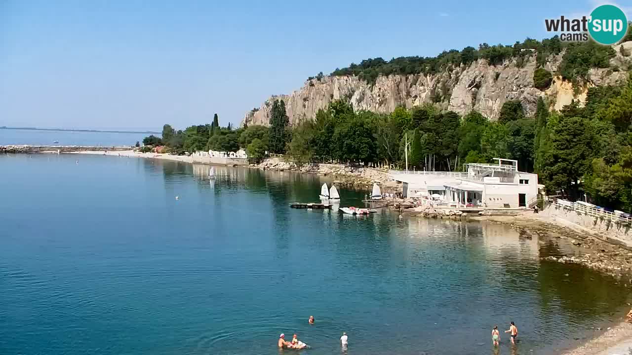 Web kamera Sistiana Uvala – Pogled uživo na marinu i zaljev