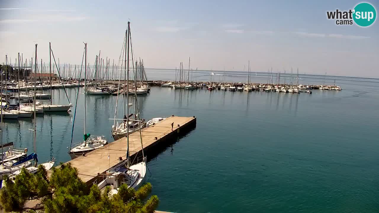 Webcam Baie de Sistiana – Vue en direct de la marina et de la baie