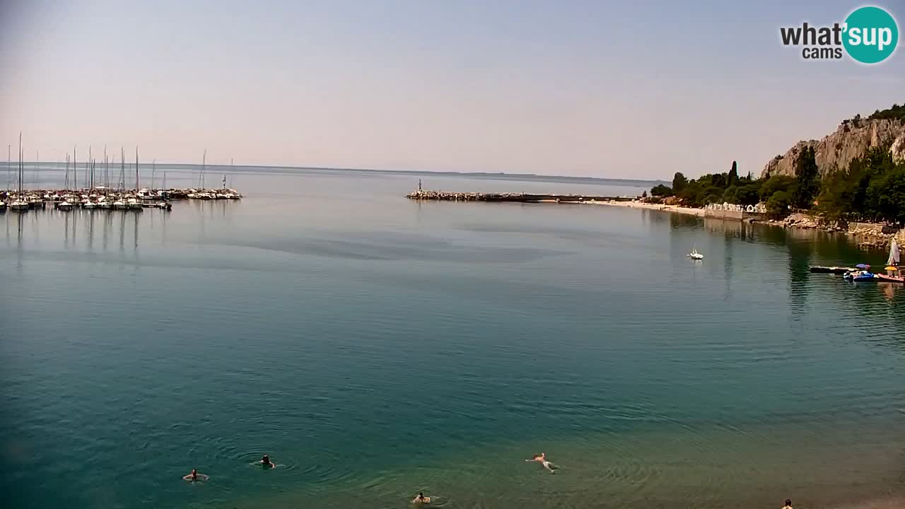 Webcam Sistiana Bucht – Liveblick auf Marina und Bucht