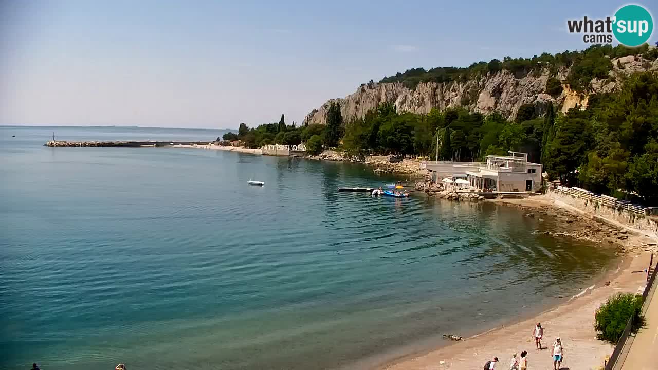 Webcam Bahía de Sistiana – Vista en directo del puerto deportivo y la costa