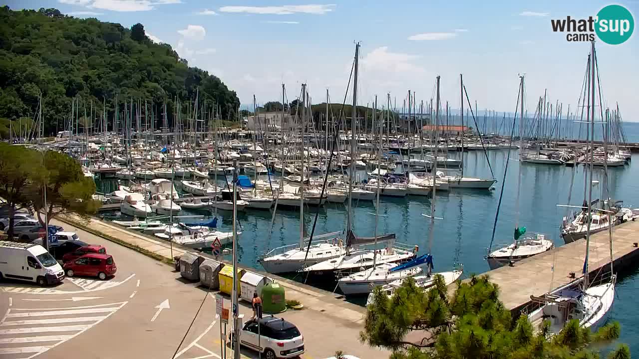 Web kamera Sistiana Uvala – Pogled uživo na marinu i zaljev