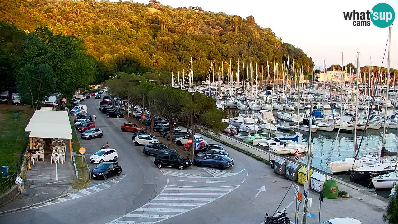 Webcam Baie de Sistiana – Vue en direct de la marina et de la baie