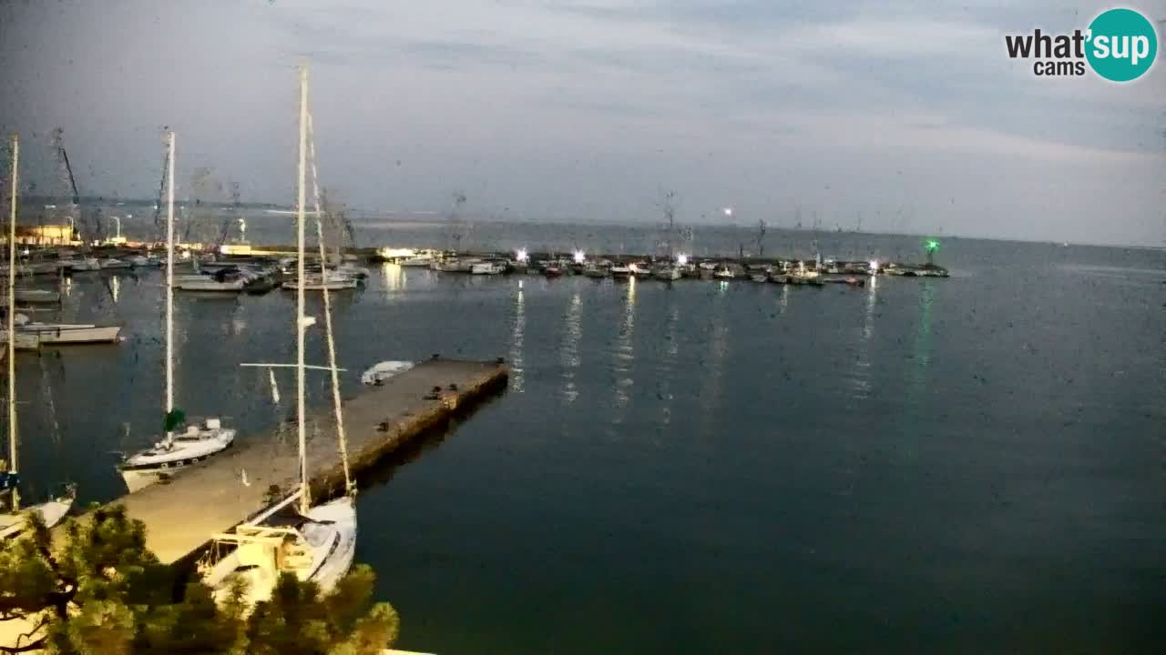 Webcam Bahía de Sistiana – Vista en directo del puerto deportivo y la costa