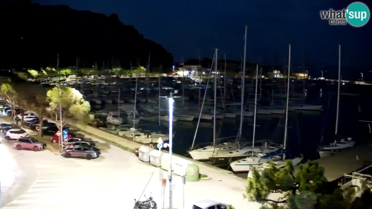 Webcam Baie de Sistiana – Vue en direct de la marina et de la baie