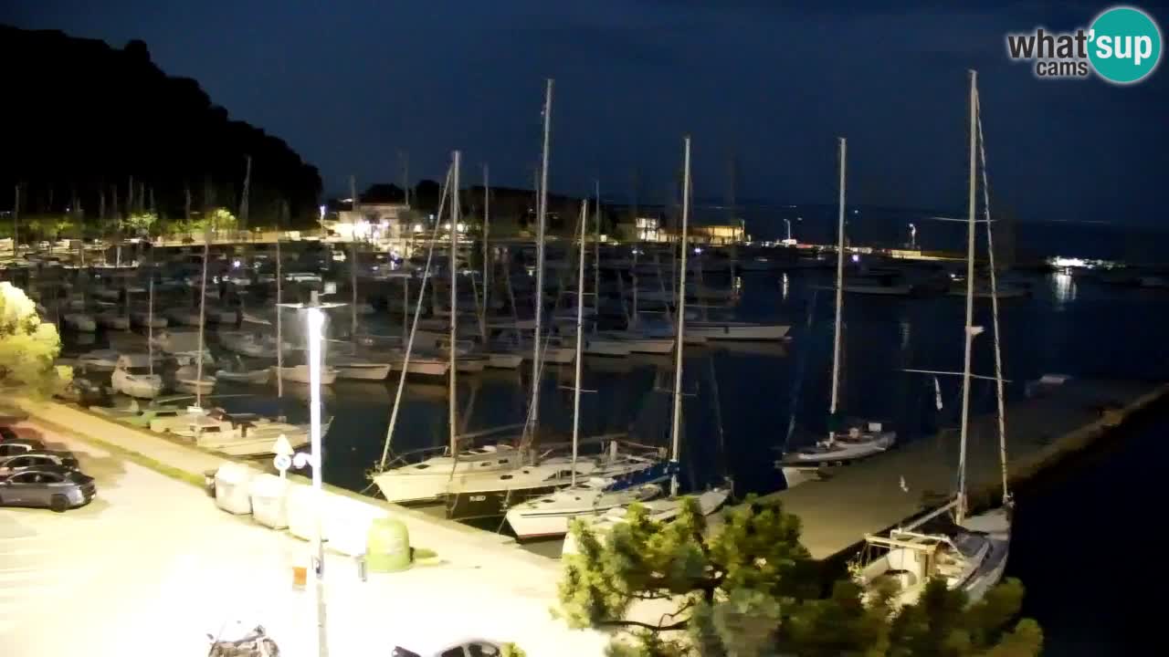 Webcam Bahía de Sistiana – Vista en directo del puerto deportivo y la costa