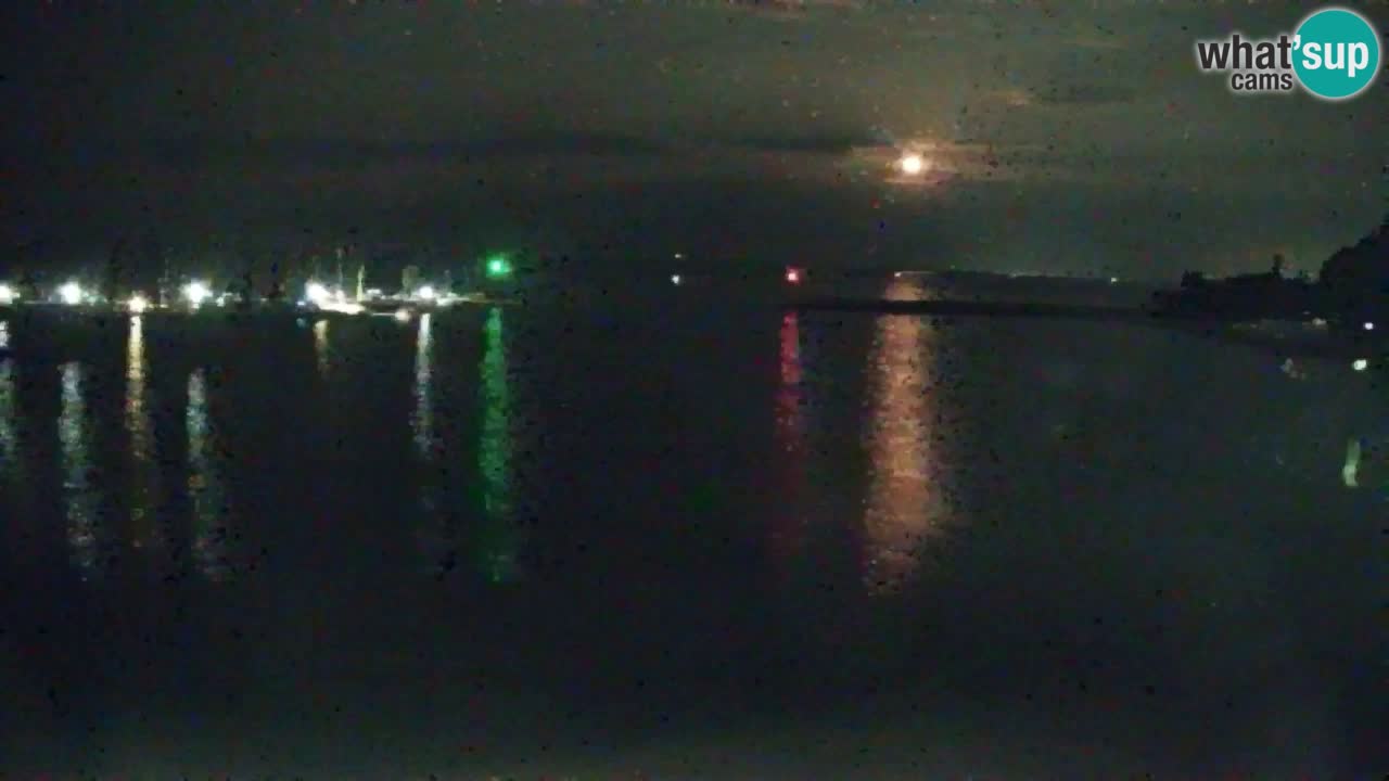 Webcam Bahía de Sistiana – Vista en directo del puerto deportivo y la costa