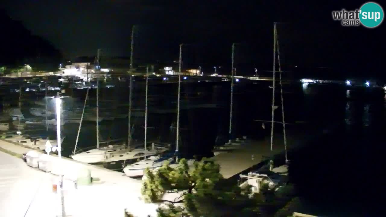 Webcam Bahía de Sistiana – Vista en directo del puerto deportivo y la costa