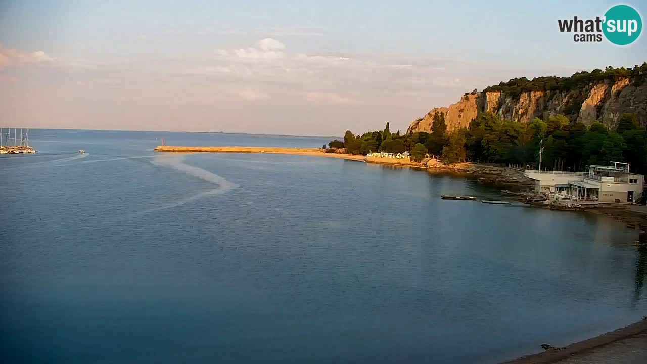Web kamera Sistiana Uvala – Pogled uživo na marinu i zaljev