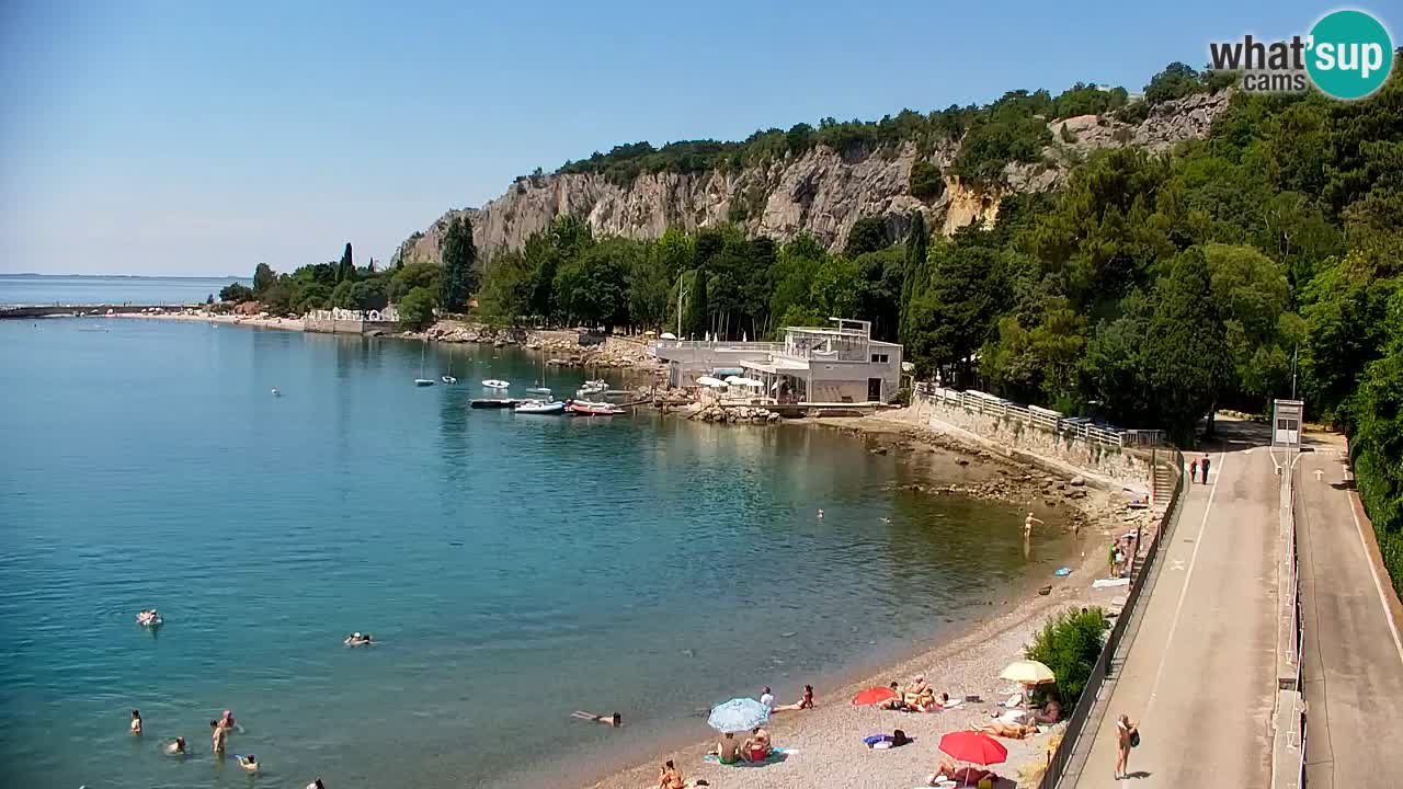 Web kamera Sistiana Uvala – Pogled uživo na marinu i zaljev