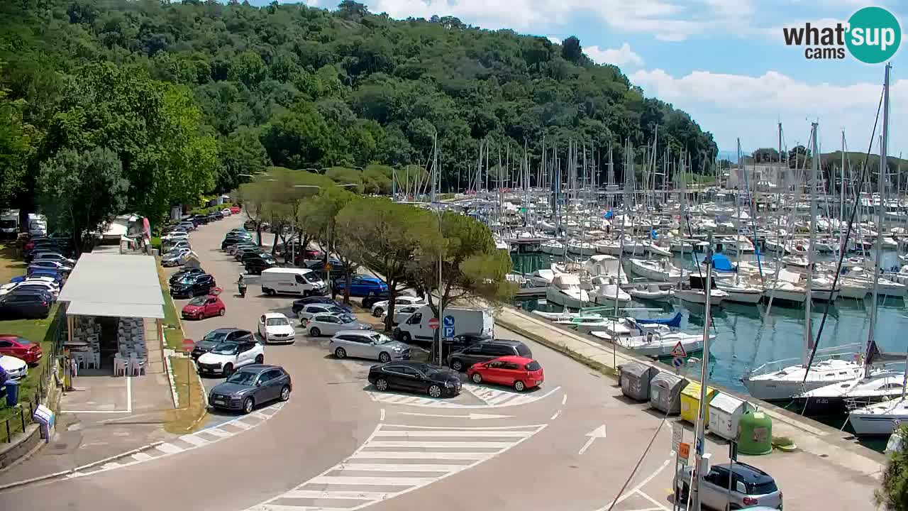 Webcam Baie de Sistiana – Vue en direct de la marina et de la baie