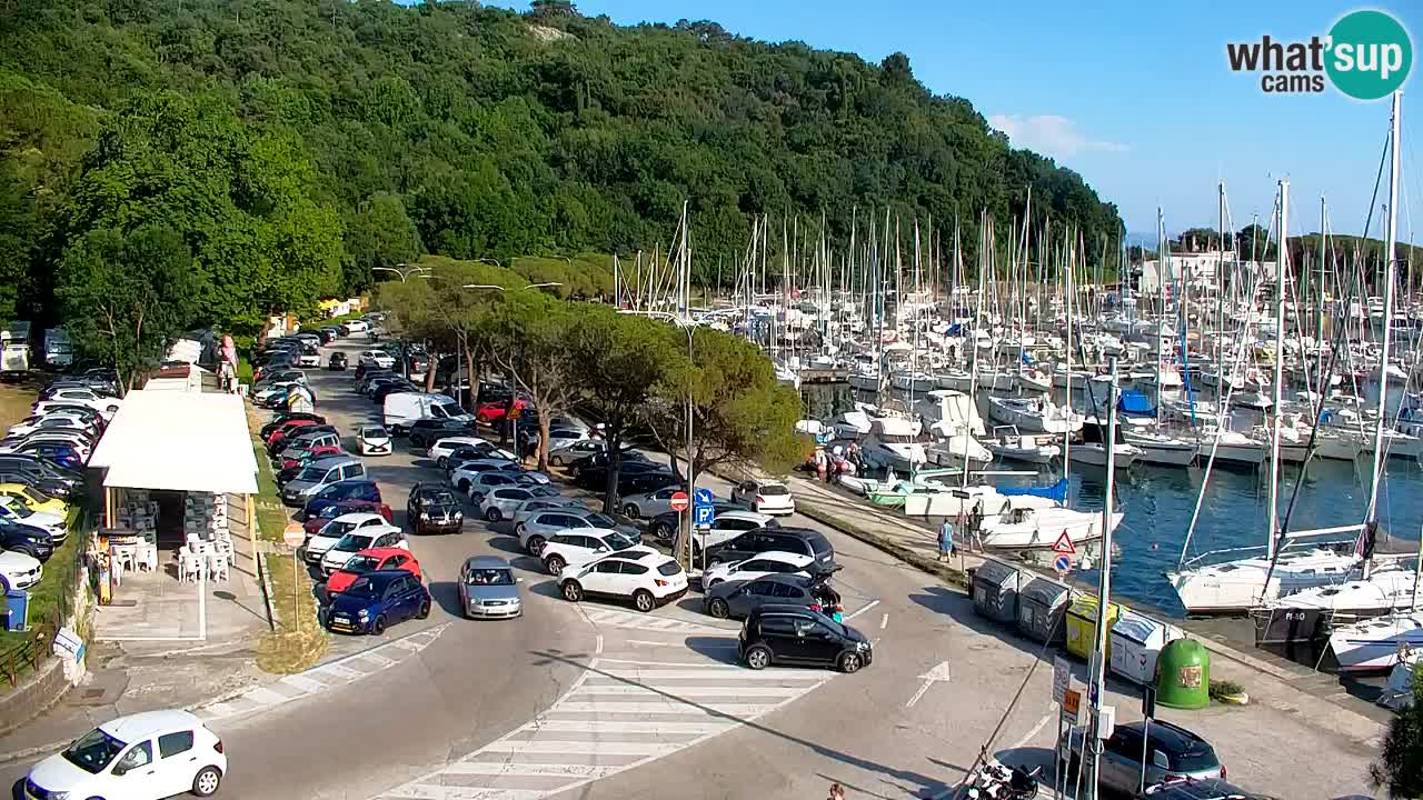 Webcam Baie de Sistiana – Vue en direct de la marina et de la baie