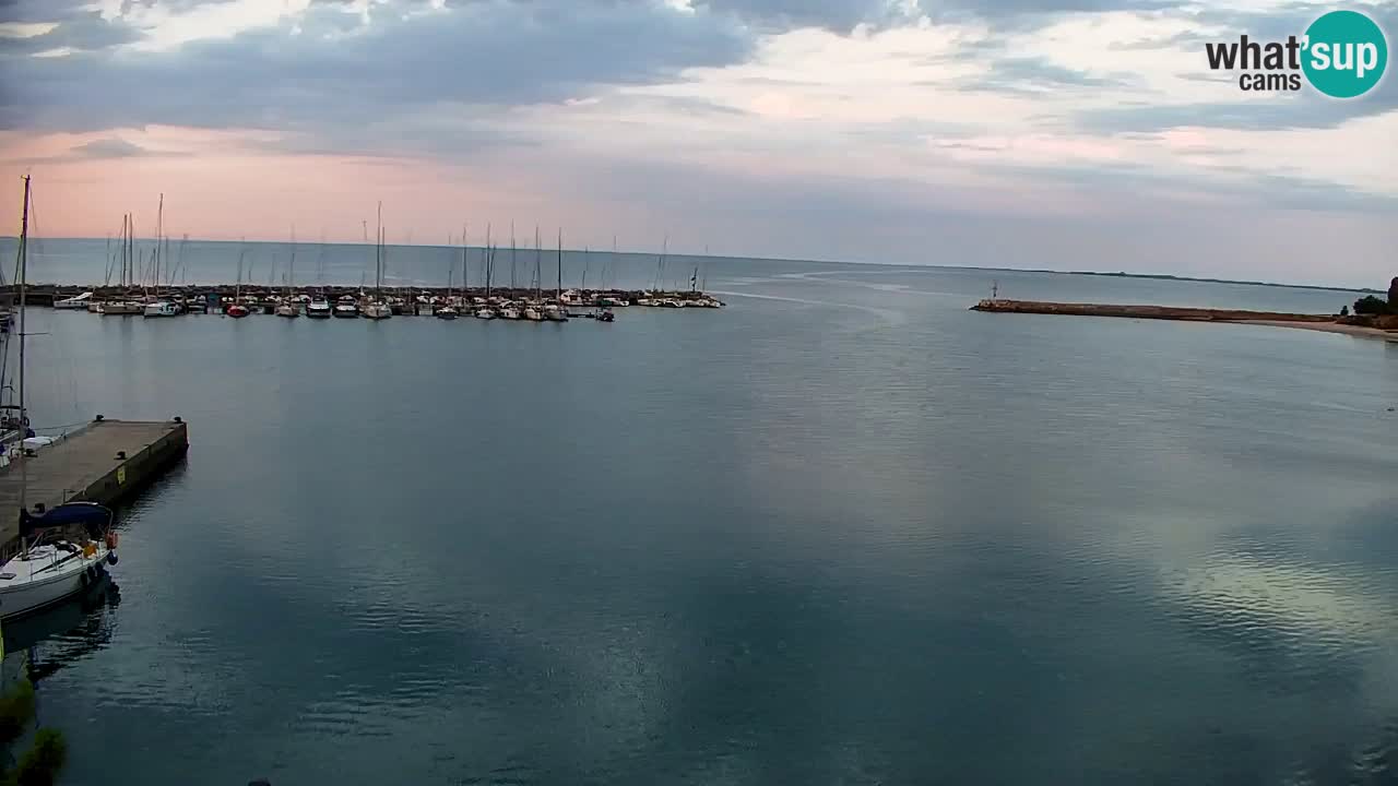 Webcam Baie de Sistiana – Vue en direct de la marina et de la baie