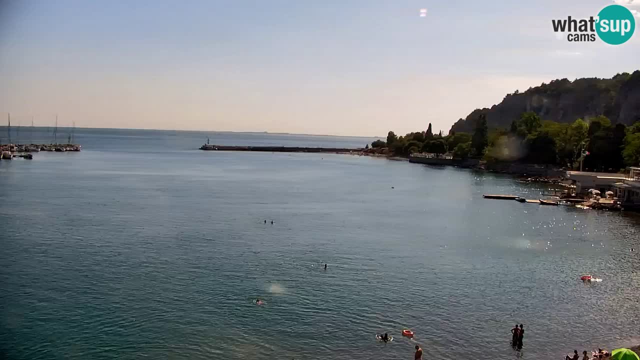 Webcam Baie de Sistiana – Vue en direct de la marina et de la baie