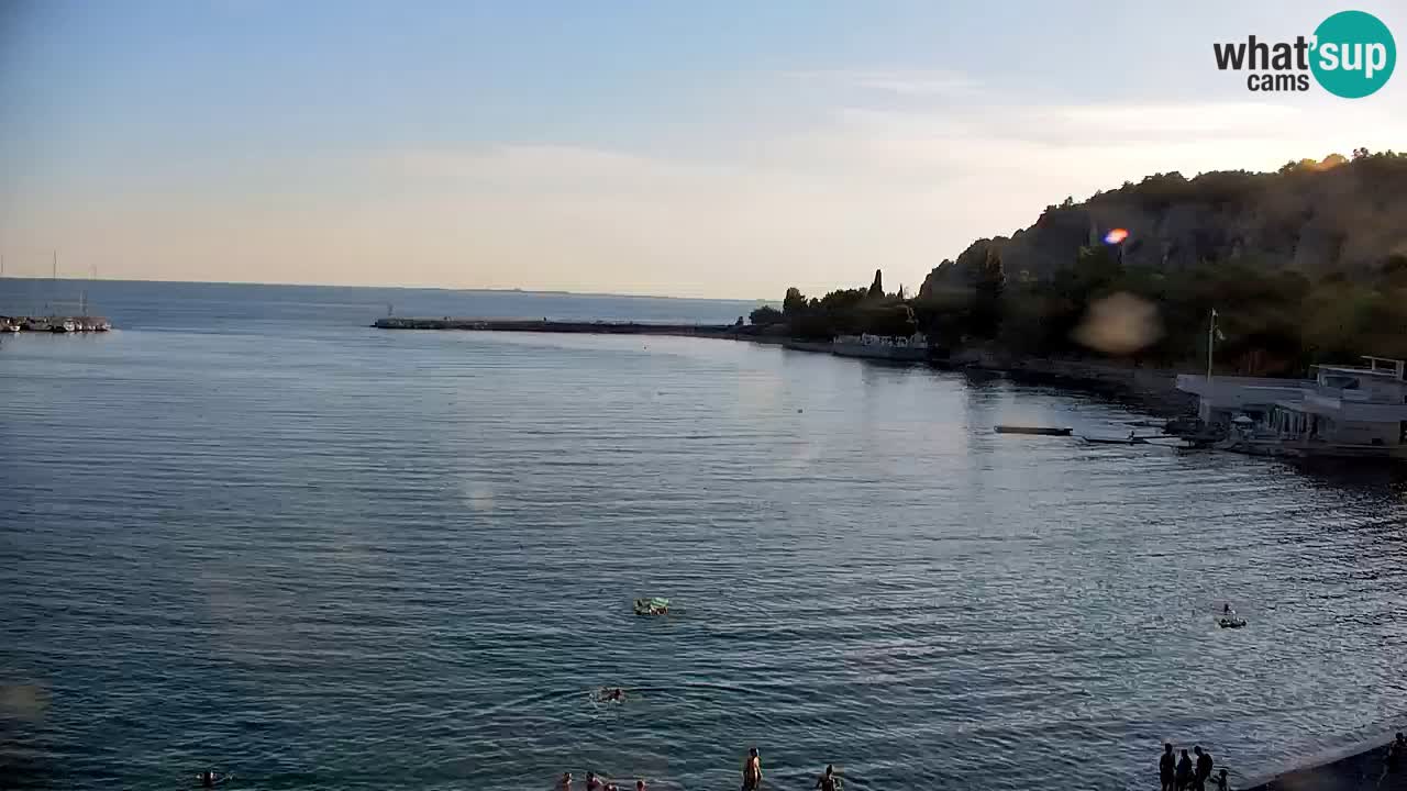Webcam Baie de Sistiana – Vue en direct de la marina et de la baie