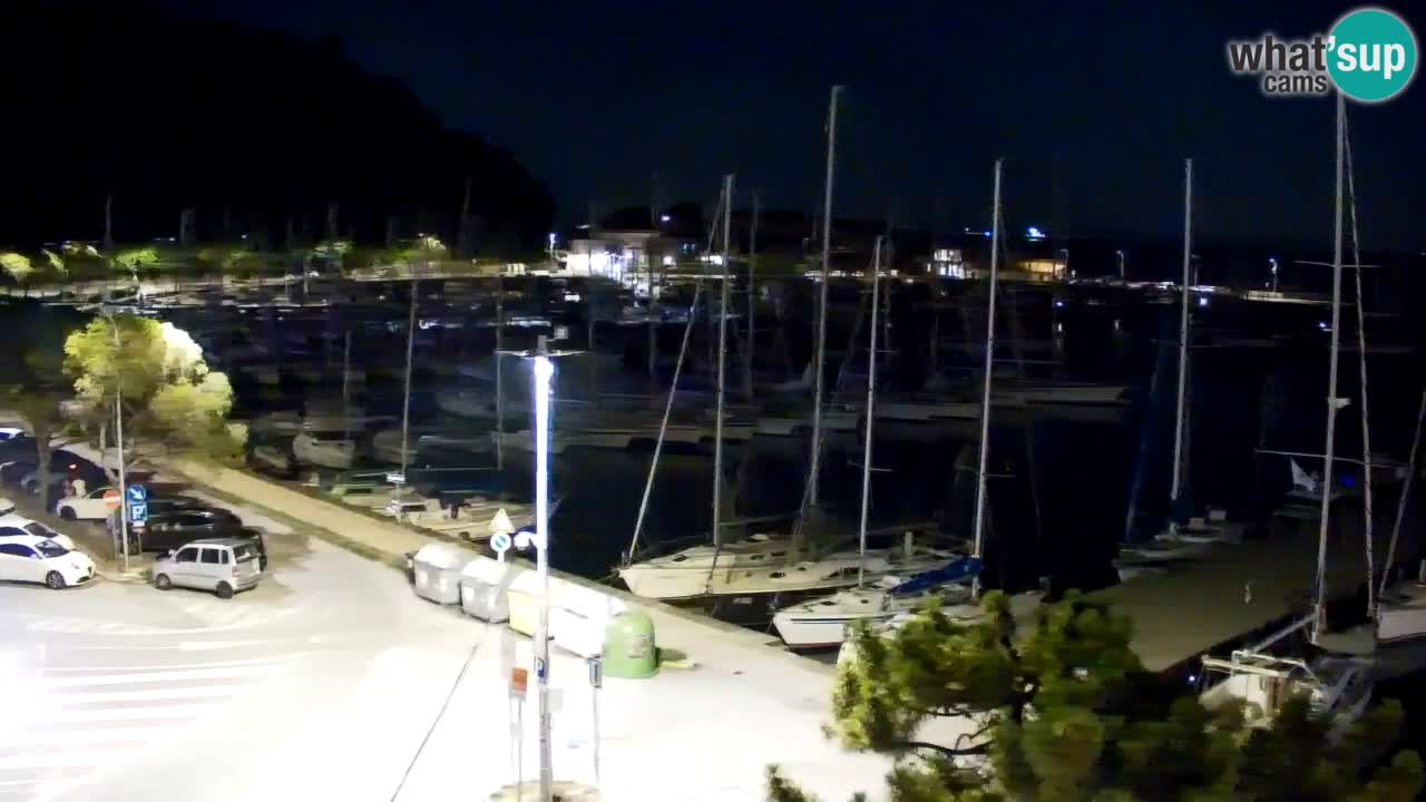 Webcam Baie de Sistiana – Vue en direct de la marina et de la baie