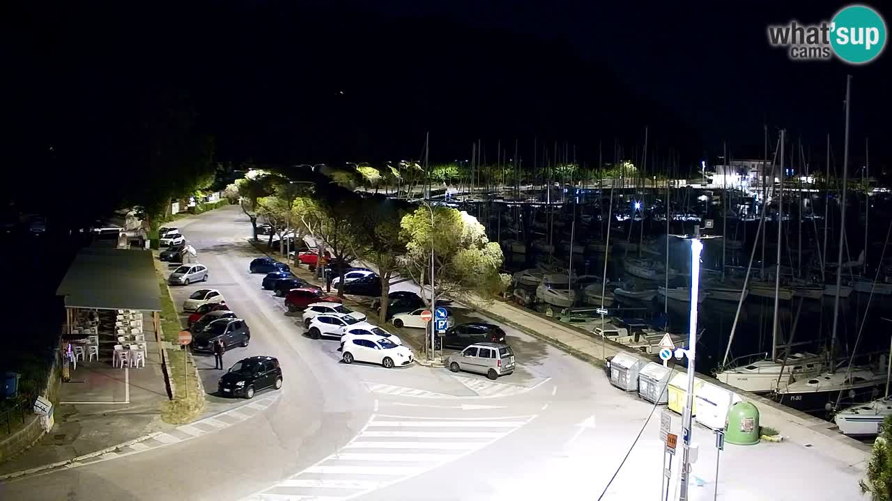 Webcam Bahía de Sistiana – Vista en directo del puerto deportivo y la costa