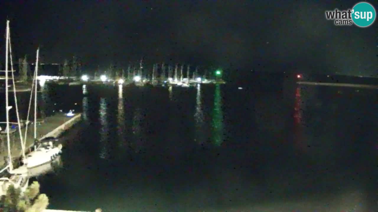 Webcam Bahía de Sistiana – Vista en directo del puerto deportivo y la costa
