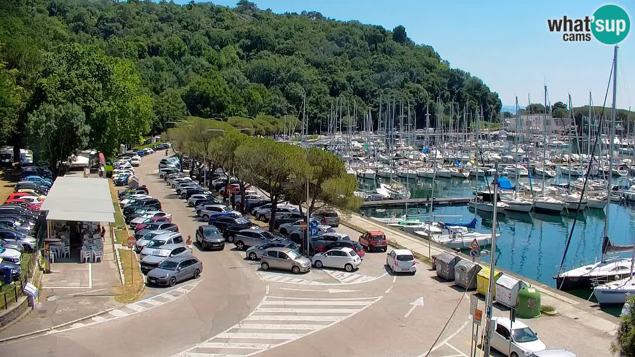 Webcam Baie de Sistiana – Vue en direct de la marina et de la baie