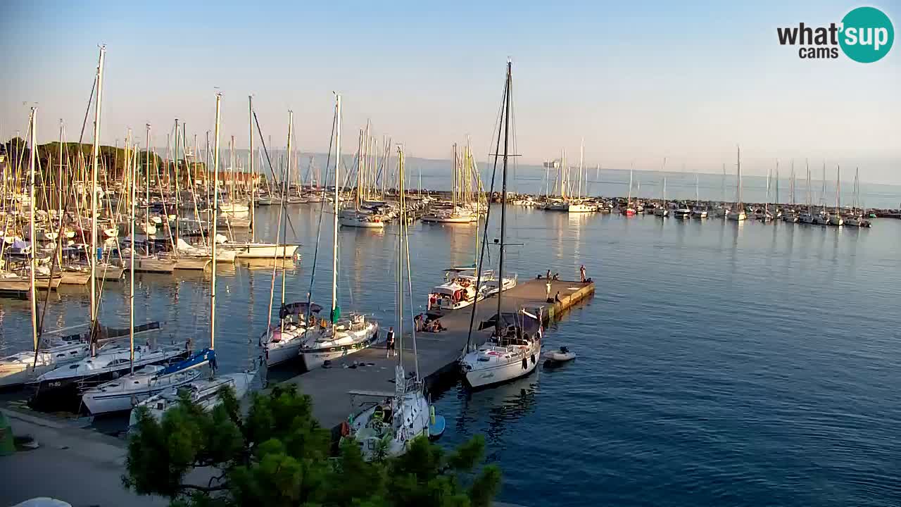 Webcam Baie de Sistiana – Vue en direct de la marina et de la baie