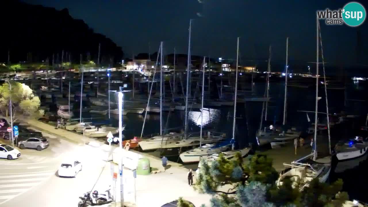 Webcam Bahía de Sistiana – Vista en directo del puerto deportivo y la costa