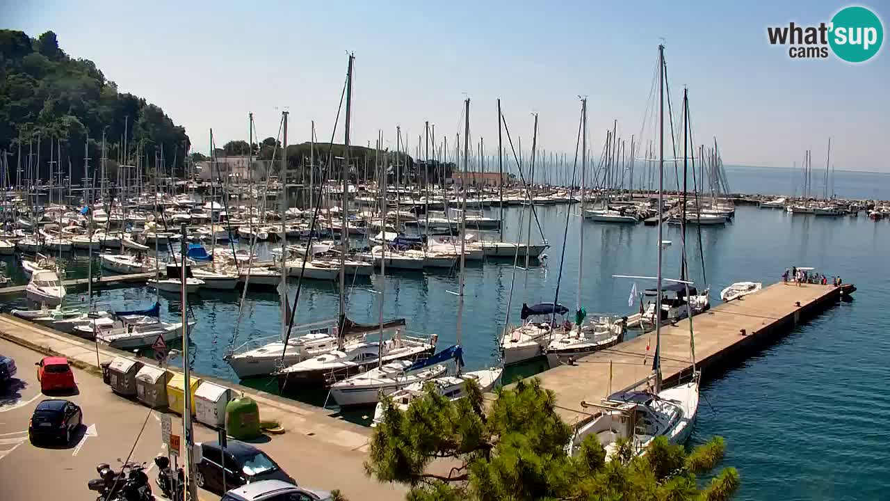 Webcam Baie de Sistiana – Vue en direct de la marina et de la baie