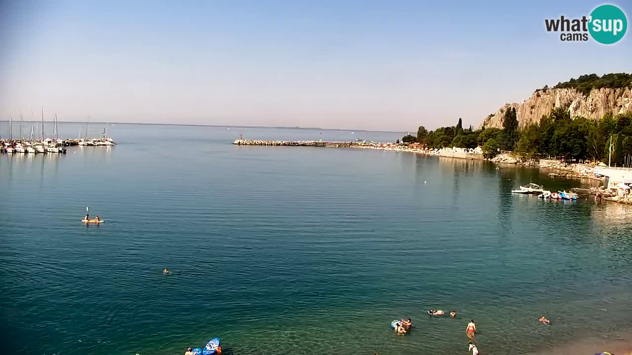 Webcam Baie de Sistiana – Vue en direct de la marina et de la baie