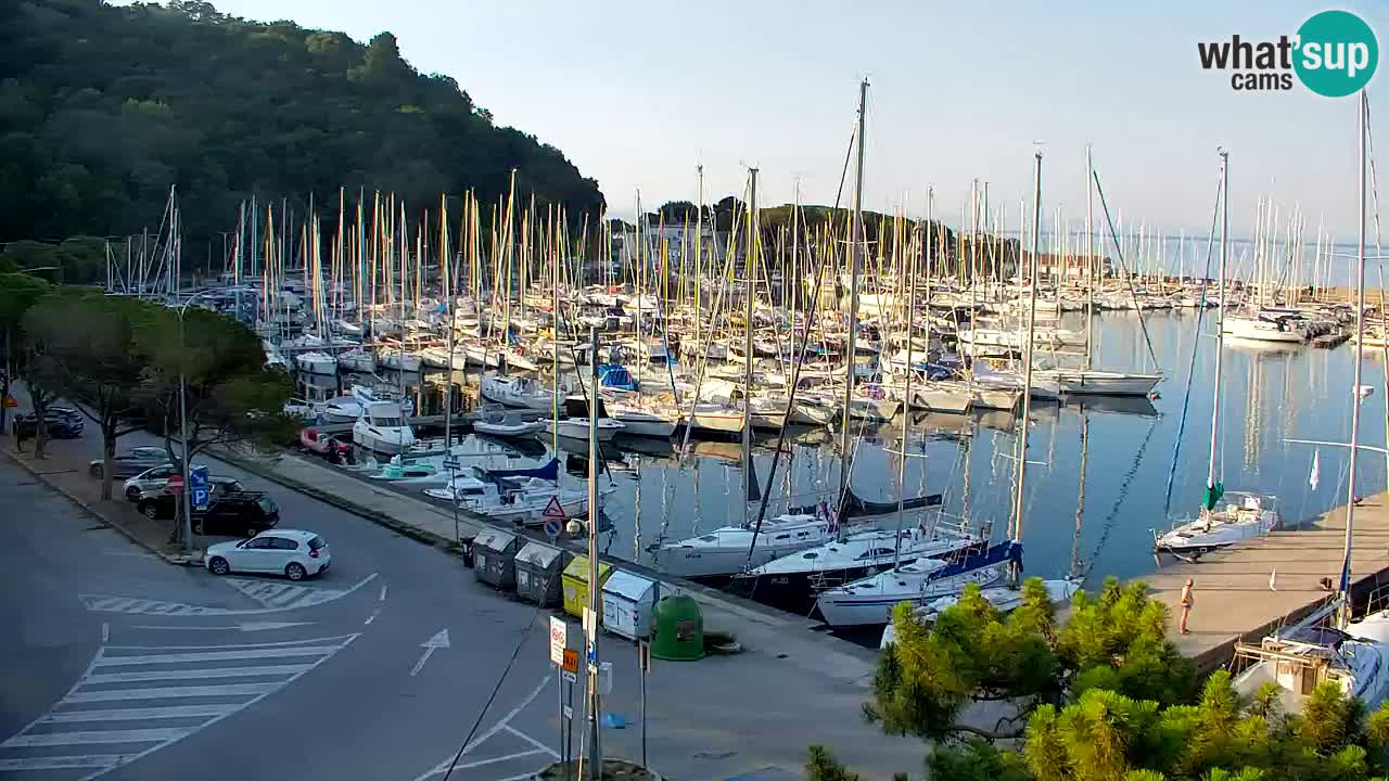 Webcam Baie de Sistiana – Vue en direct de la marina et de la baie