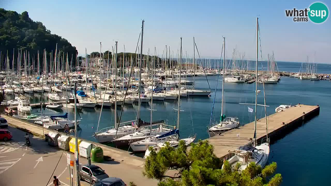 Webcam Baie de Sistiana – Vue en direct de la marina et de la baie