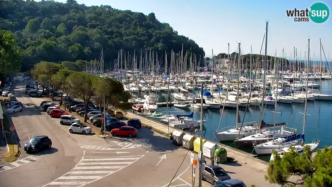 Webcam Baie de Sistiana – Vue en direct de la marina et de la baie