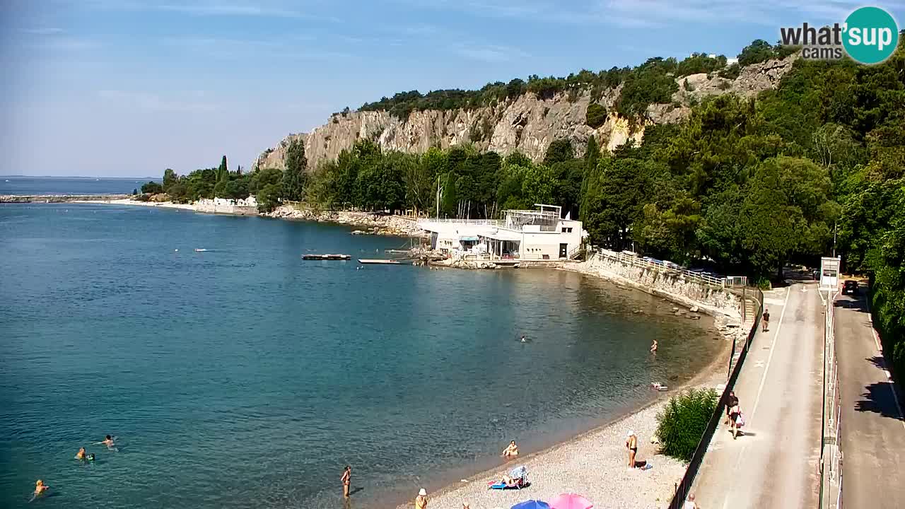Webcam Baie de Sistiana – Vue en direct de la marina et de la baie