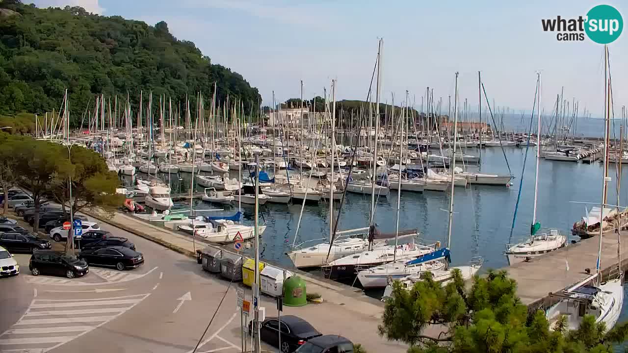Webcam Baie de Sistiana – Vue en direct de la marina et de la baie