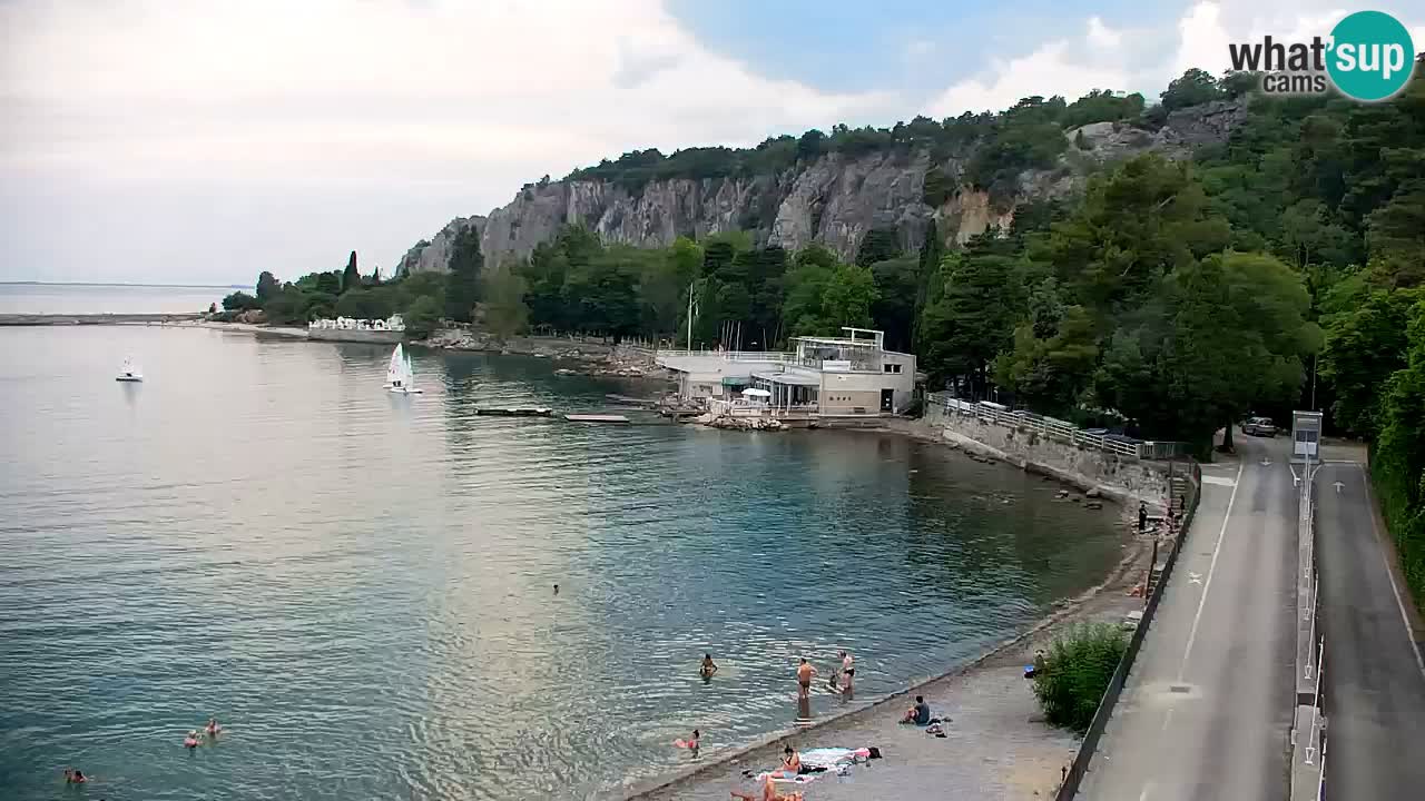 Webcam Baie de Sistiana – Vue en direct de la marina et de la baie