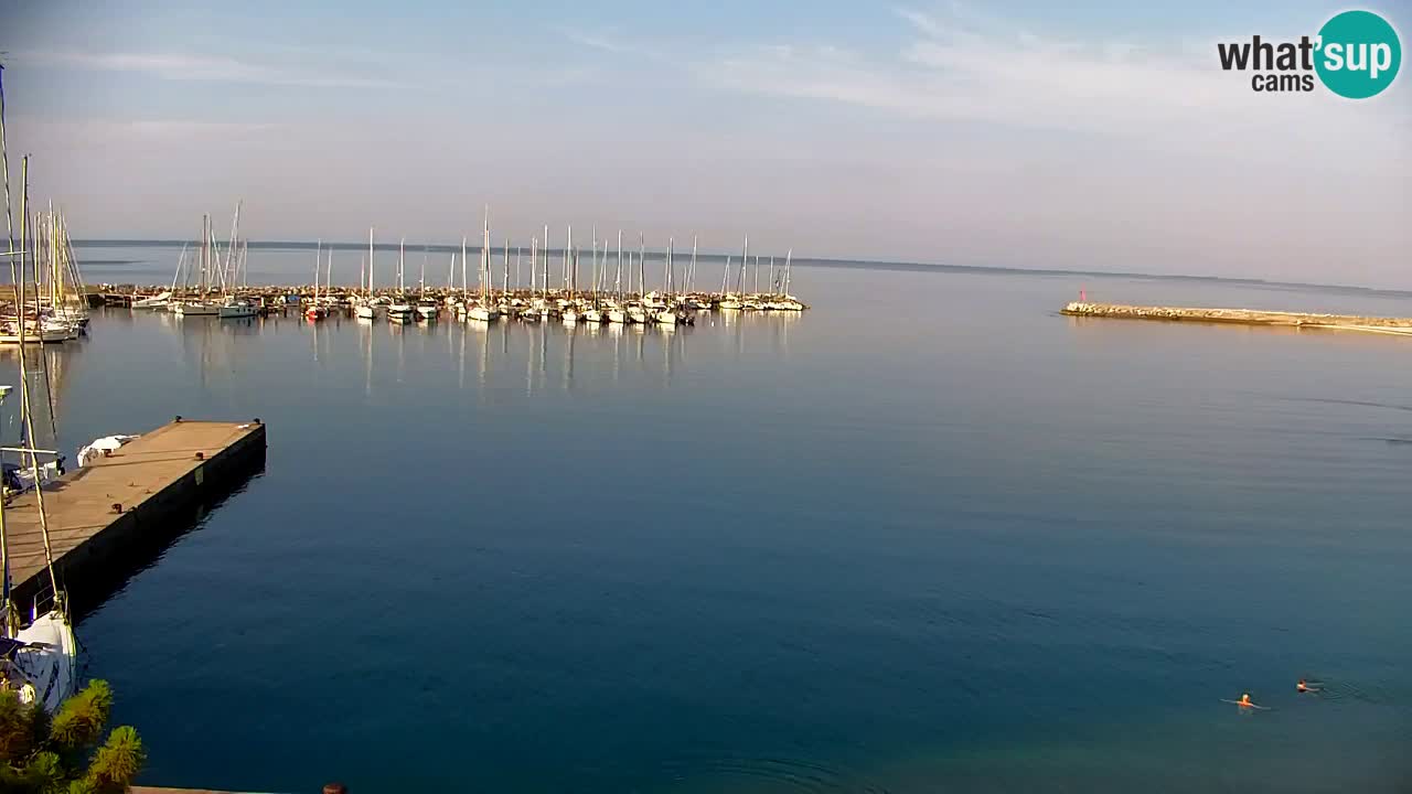 Web kamera Sistiana Uvala – Pogled uživo na marinu i zaljev