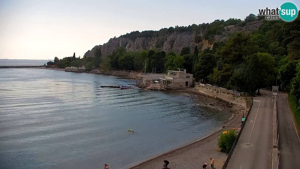 Webcam Baie de Sistiana – Vue en direct de la marina et de la baie