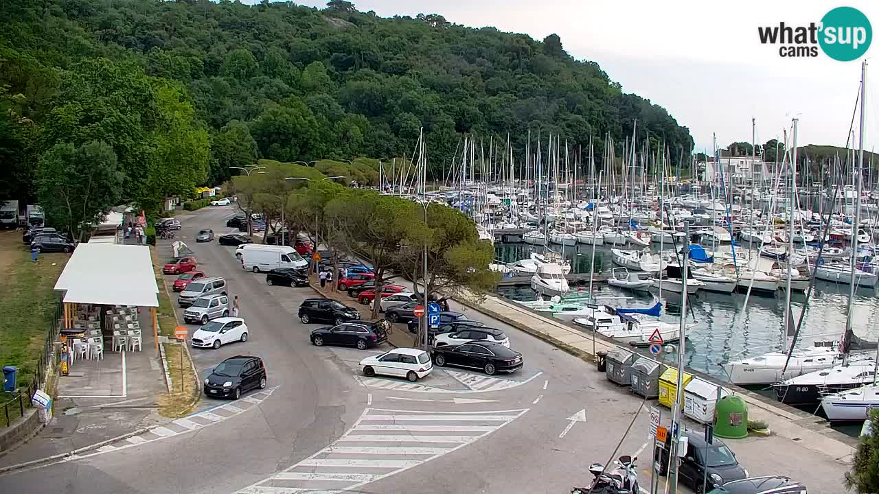 Webcam Bahía de Sistiana – Vista en directo del puerto deportivo y la costa