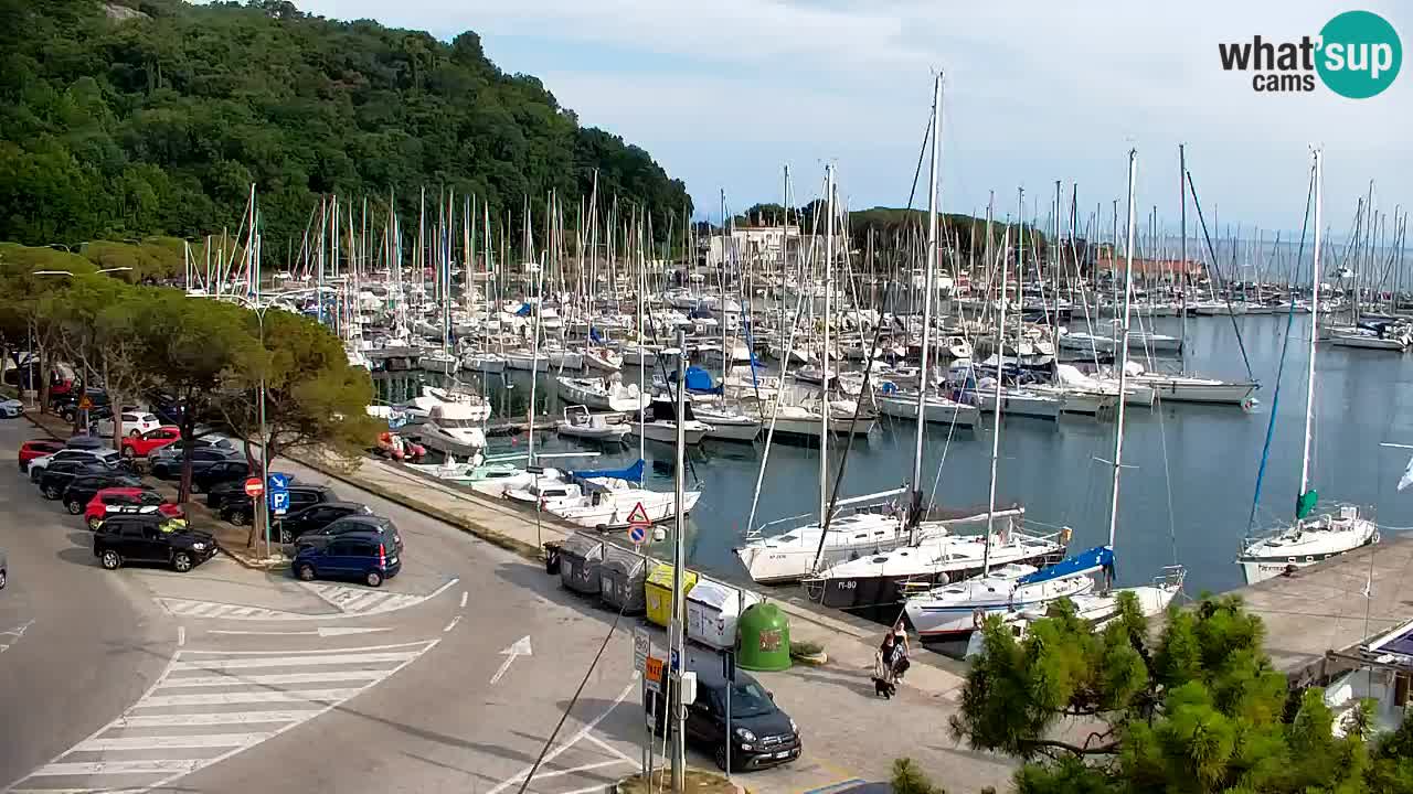 Spletna kamera Sesljanski zaliv – Pogled v živo na marino in zaliv