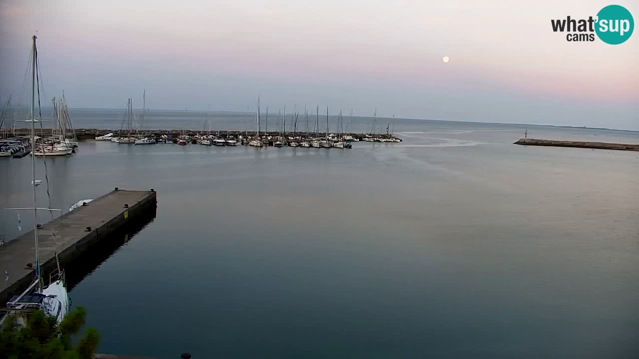 Spletna kamera Sesljanski zaliv – Pogled v živo na marino in zaliv