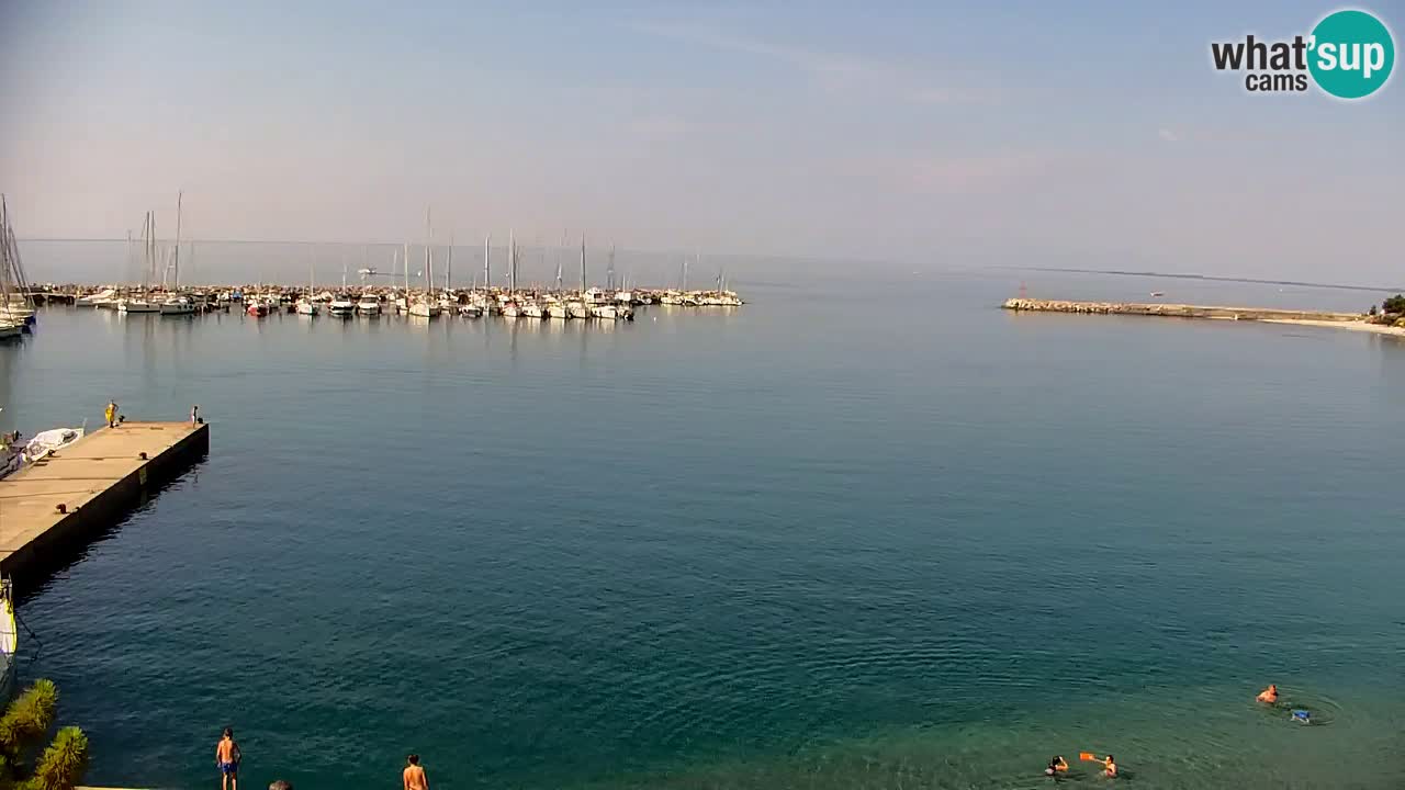 Webcam Sistiana Baia – Live View of the Marina and Gulf