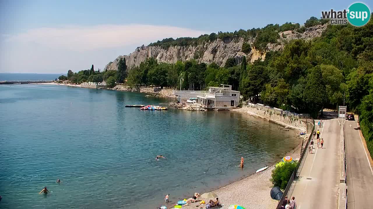 Webcam Baie de Sistiana – Vue en direct de la marina et de la baie