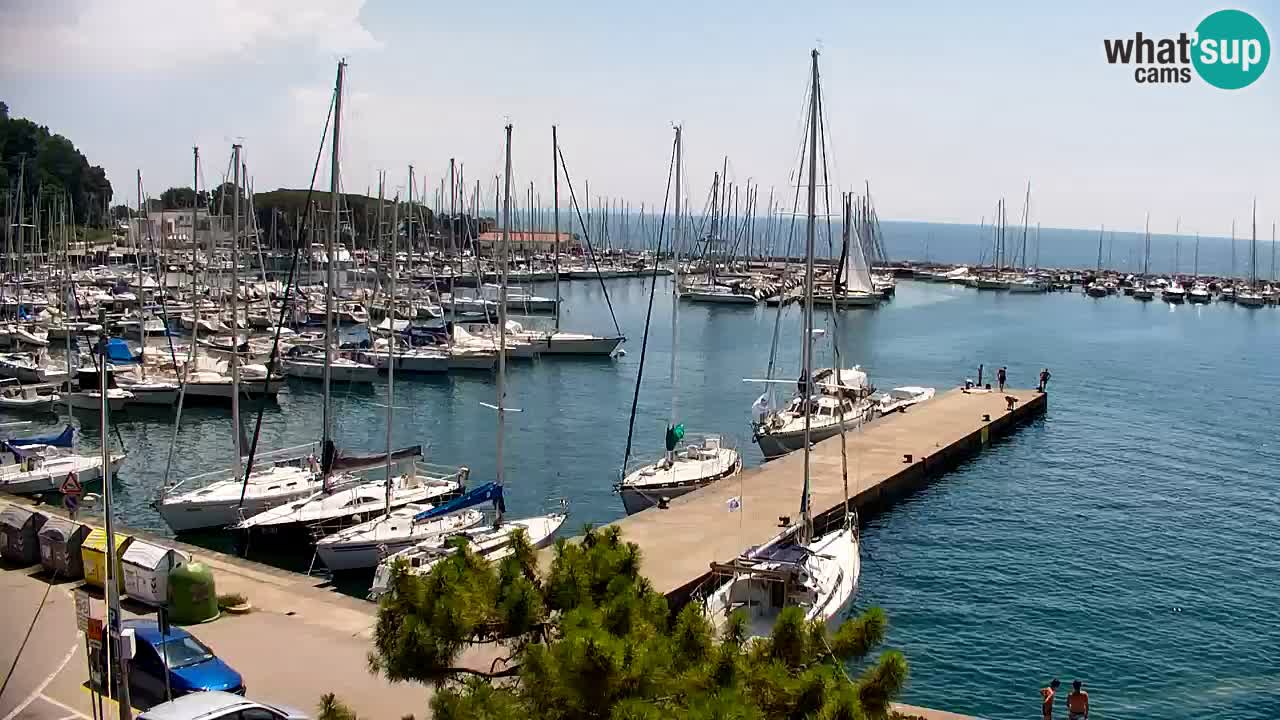 Webcam Baie de Sistiana – Vue en direct de la marina et de la baie