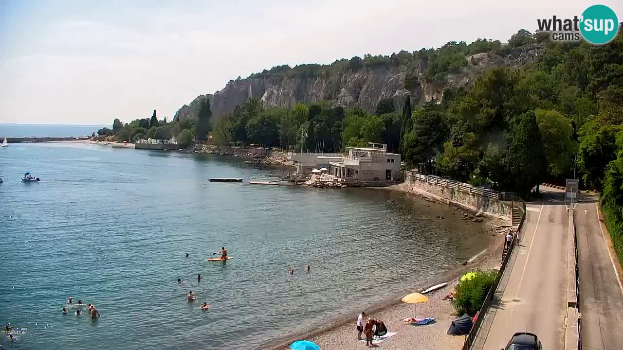 Webcam Baie de Sistiana – Vue en direct de la marina et de la baie