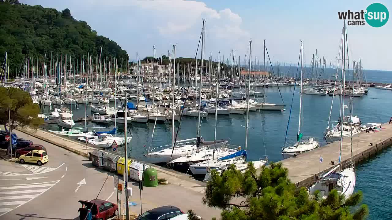 Webcam Baie de Sistiana – Vue en direct de la marina et de la baie