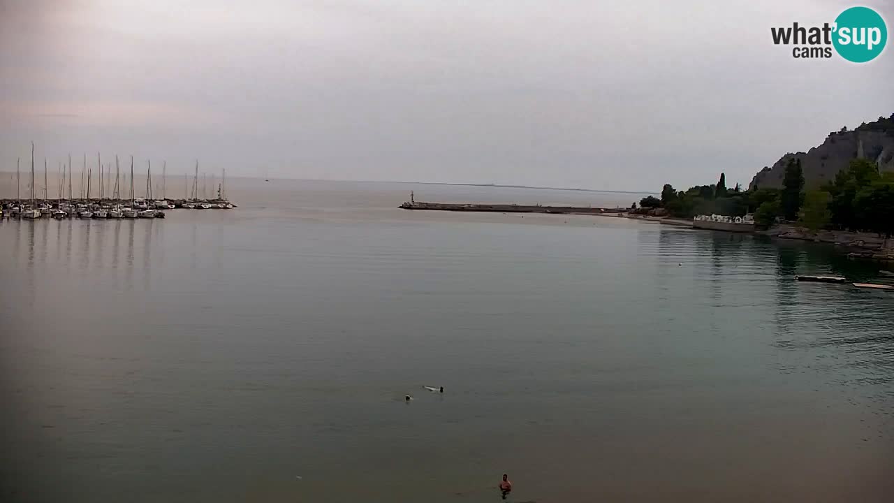Spletna kamera Sesljanski zaliv – Pogled v živo na marino in zaliv