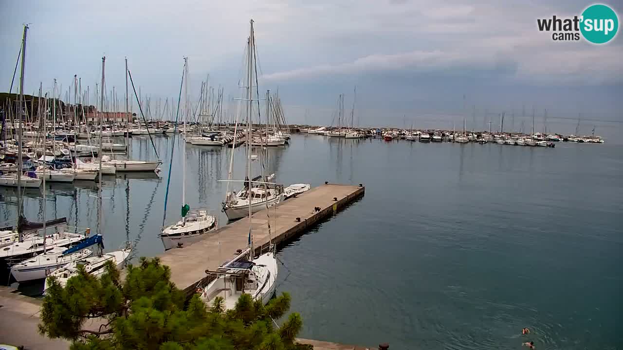 Webcam Baie de Sistiana – Vue en direct de la marina et de la baie