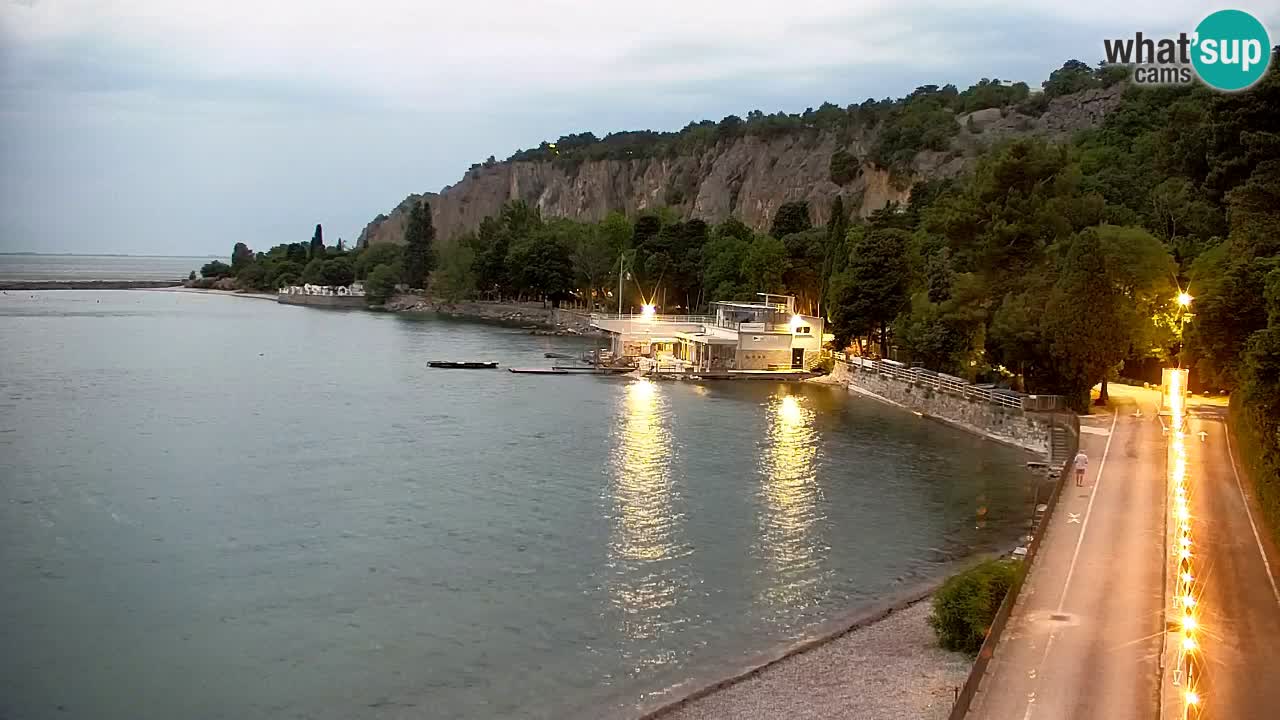 Webcam Baie de Sistiana – Vue en direct de la marina et de la baie