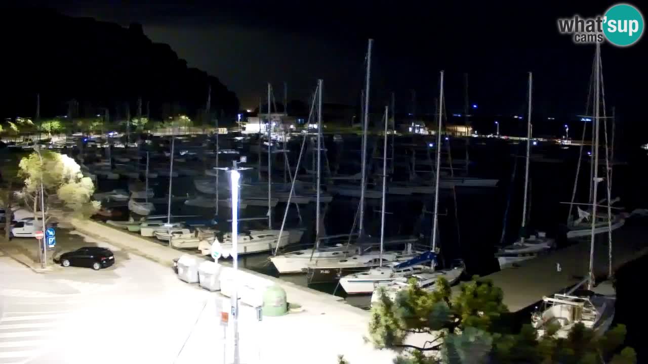 Webcam Bahía de Sistiana – Vista en directo del puerto deportivo y la costa