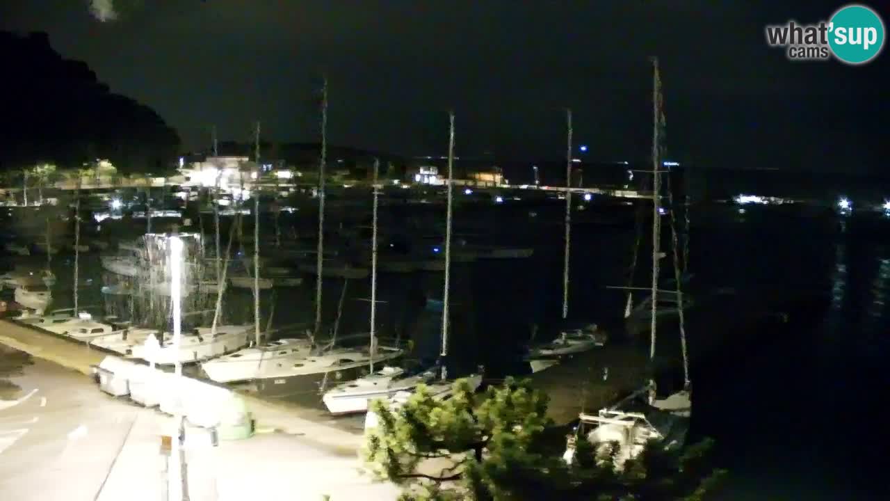 Spletna kamera Sesljanski zaliv – Pogled v živo na marino in zaliv