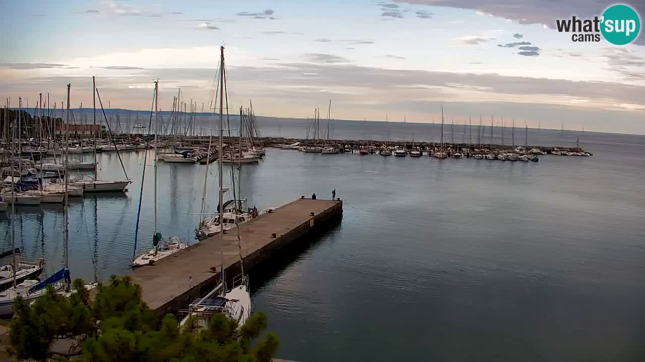 Web kamera Sistiana Uvala – Pogled uživo na marinu i zaljev
