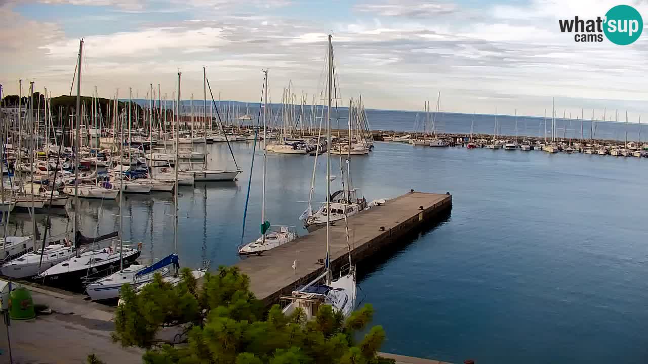 Webcam Baie de Sistiana – Vue en direct de la marina et de la baie