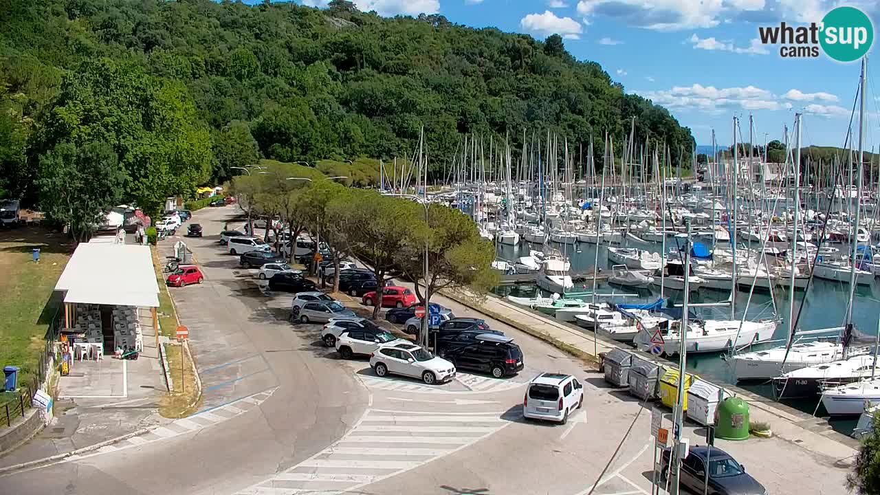 Webcam Baie de Sistiana – Vue en direct de la marina et de la baie